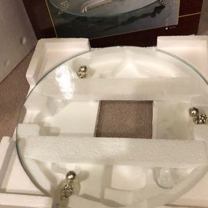 Silver plated cheese tray